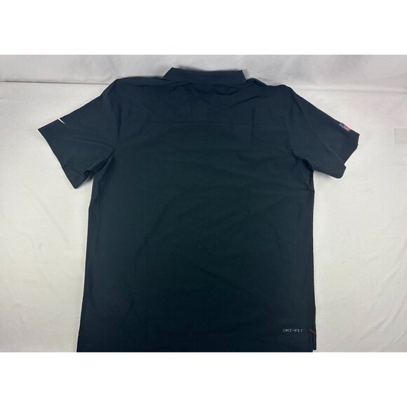 NWT Atlanta Falcons Nike NFL Polo Shirt Mens XL On Field Apparel Dri-Fit Black $ - Picture 2 of 10